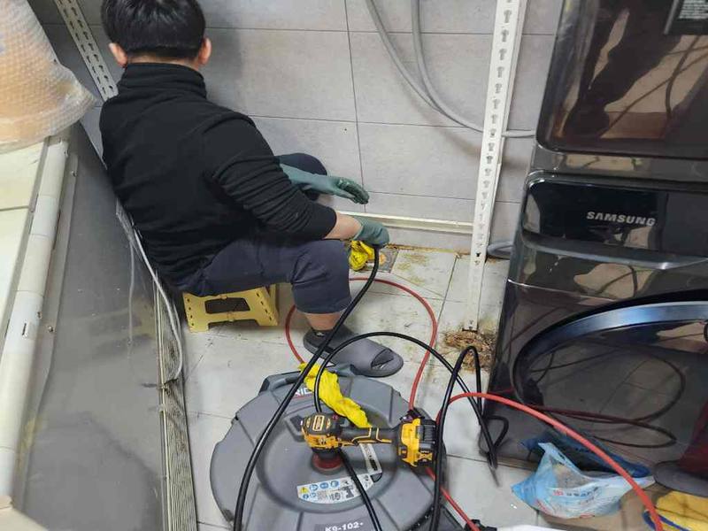 인천 싱크대막힘 작업사례 3